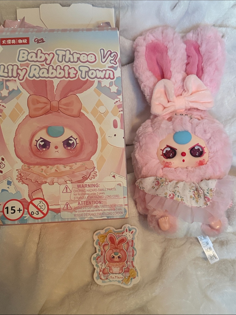 Baby Three Lily Rabbit Town V2 Confirmed Tiana with Epic PawPrint and Bone Eyes